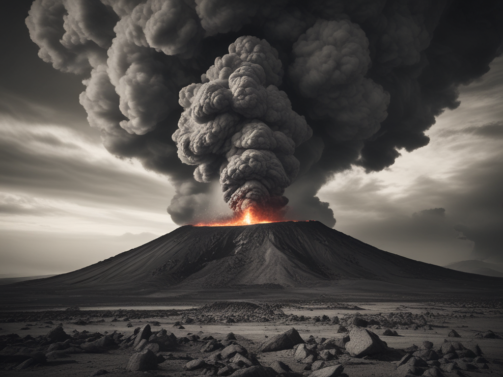 Извержение вулкана в XIV веке: как катастрофа помо